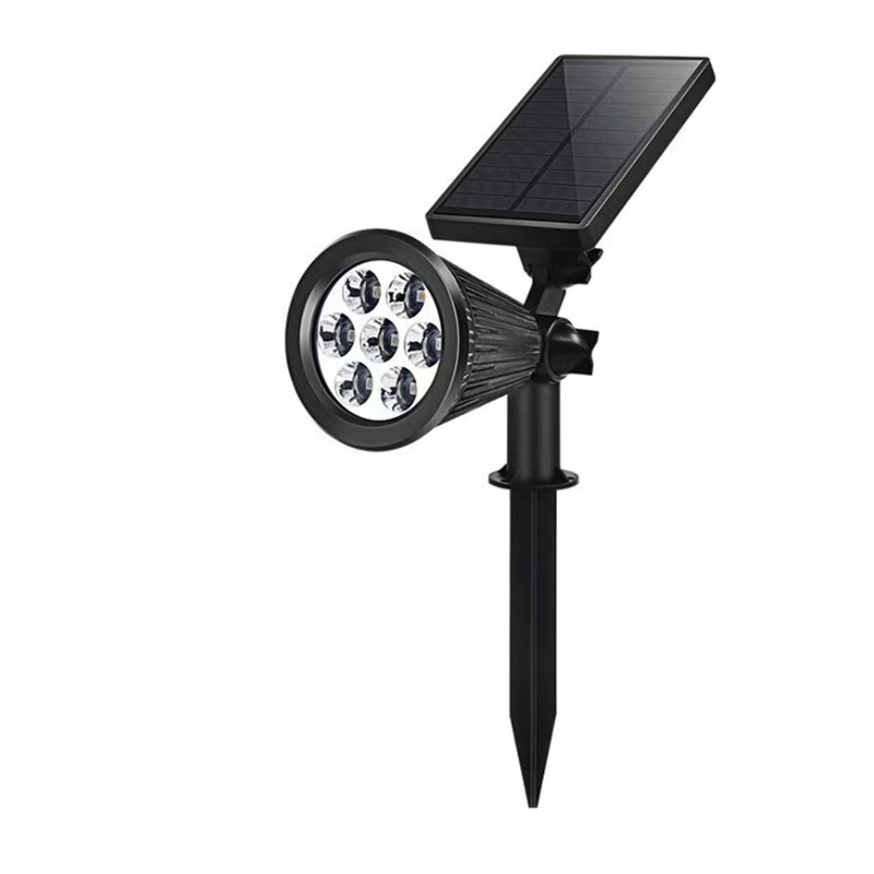 Vanjsko solarno vrtno svjetlo – LED, 5W, 3.7V, cvjetni oblik, induktivni prekidač, vrijeme osvjetljenja 12–16 h