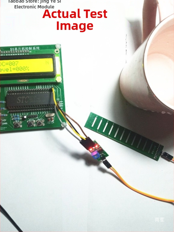 Senzor hladiny kvapaliny s hĺbkou vody, objemom kvapaliny, detekciou dažďa, analógový výstup, 5V mikrokontrolér