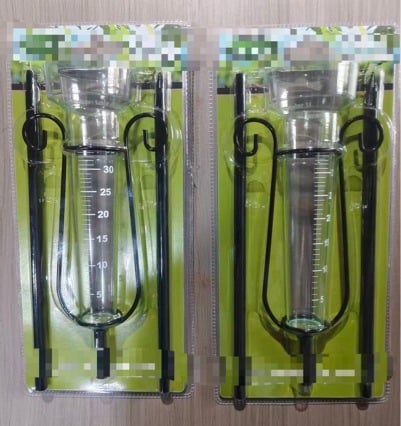 Pluviometru de grădină din plastic – ornament decorativ pentru măsurarea ploii, marca BOGER