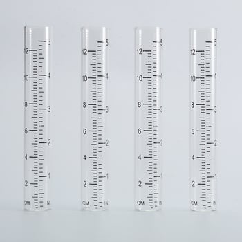 Γυάλινος μετρητής βροχής με φλαντζέ άκρη, εκτυπώσιμη κλίμακα, πλήρες μοντέλο, μάρκα Bome