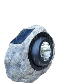 Solarna kamen lamp za krajolik – smola, IP55, 1W, model KYST01, trajanje osvjetljenja 12–16 sati