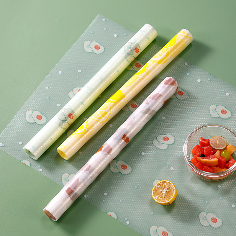 Liner za ormariće i ladice protiv vlage, EVA materijal, cvjetni uzorak, kvadratni oblik, korejski stil, biološki razgradiv.