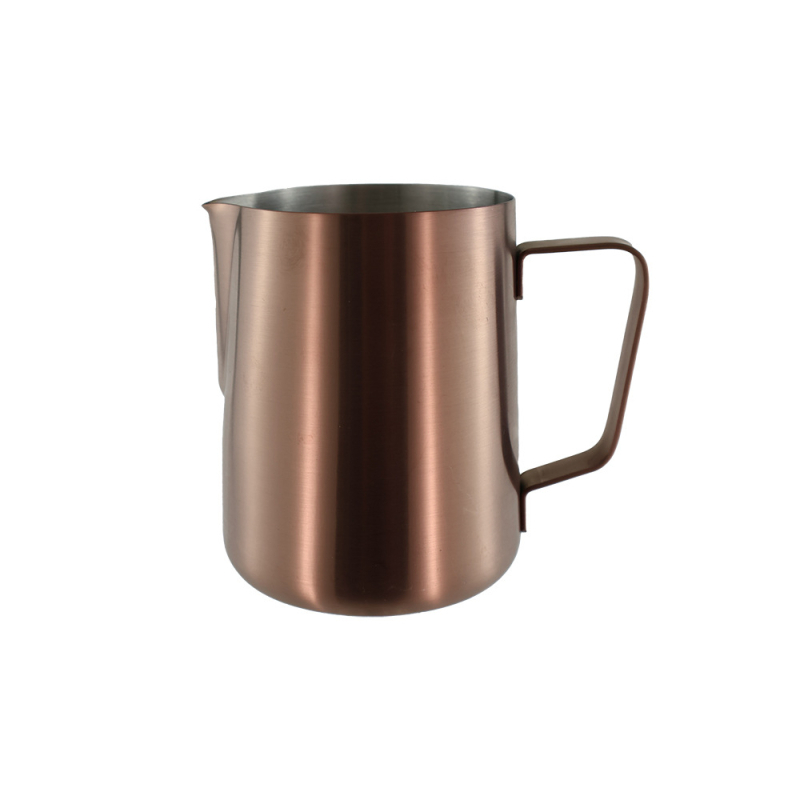 Διαβαθμισμένο ποτήρι καφέ από ανοξείδωτο χάλυβα με στόμιο, 600 ml, 304 ποιότητα, με αυτιά