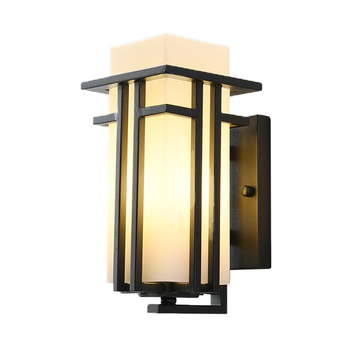 Φωτιστικό τοίχου εξωτερικού χώρου σε νέο κινεζικό στυλ· αδιάβροχο και ανθεκτικό στη διάβρωση (TD17003, 24 LED, 220V, 3000K, IP44)