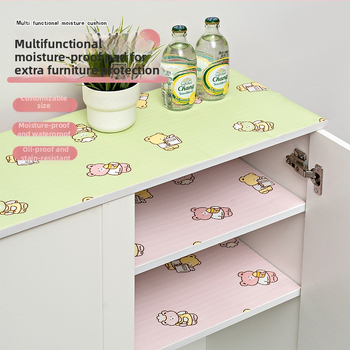 Kartúnový štýl – Podložka pre skrinky a kuchynské zásuvky – Materiál PE, vodeodolná vrstva PE bavlna, vlhkosťodolná podložka