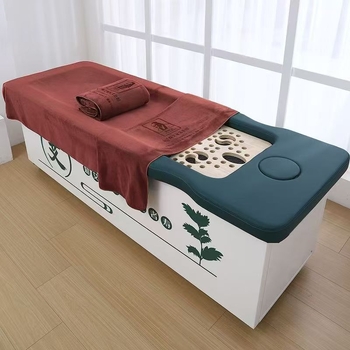 Ručnik za posteljicu za moksi bociju, veliki spa ručnik, tamnozelena-kafa boja