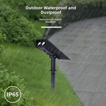 Solarna lampa za travu IP65 vodootporna, 12V, 2W, LED patch 3030, trajanje rasvjete 6-12 sati — model Solar owl ground lamp