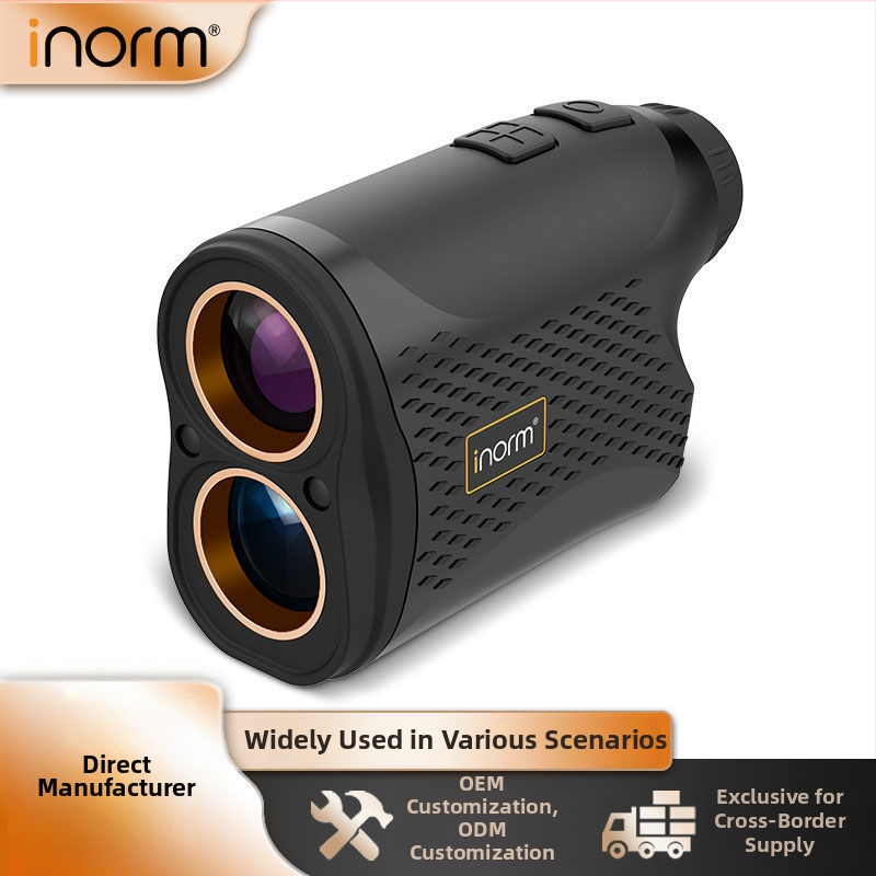 Vonkajší ručný laserový rangefinder s mini ďalekohľadom, vysoká presnosť, HD meranie vzdialenosti a výšky, nabíjateľný.