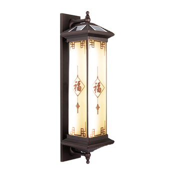 Εξωτερικό LED φωτιστικό τοίχου με ηλιακή ενέργεια, αλουμινένιο περίβλημα, IP65 αδιάβροχο, 12W, ρυθμιζόμενος φωτισμός