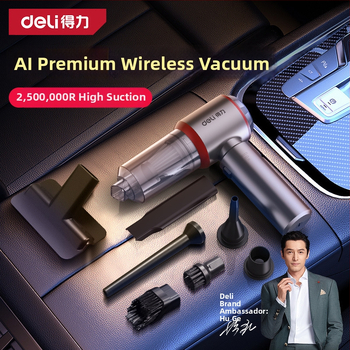 Ασύρματη φορητή ηλεκτρική σκούπα για αυτοκίνητο και σπίτι, διπλής χρήσης, 7.4V, 120W, 4000 Pa ρουφήξη