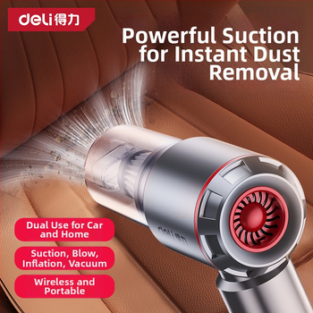 Ασύρματη φορητή ηλεκτρική σκούπα για αυτοκίνητο και σπίτι, διπλής χρήσης, 7.4V, 120W, 4000 Pa ρουφήξη