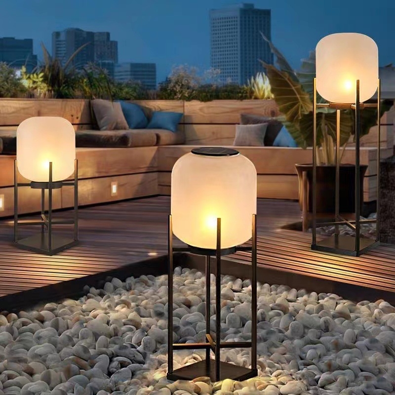 Solarsko vanjsko svjetlo za vrt, nehrđajući čelik, IP65 vodootporno, 12W, trajanje 6–12 sati