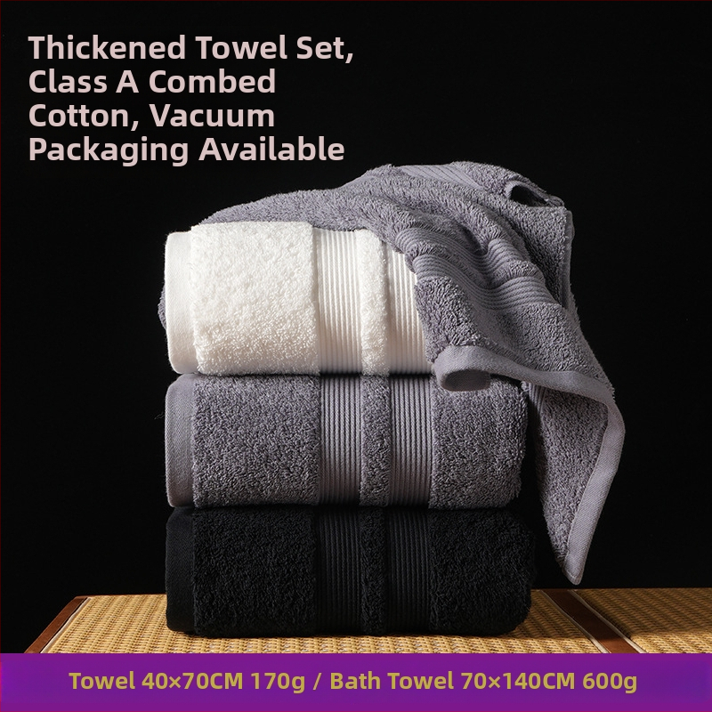 Trojdielny set uterák a uterák do kúpeľne, bavlna, Yiduo, 170 g uterák, 600 g uterák do kúpeľa, jednovláknová priadza, séria Finding Nemo