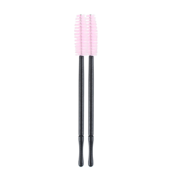 LIDDY Szempillák tisztító pamutpálca nylon spirál kefével, 100 ml