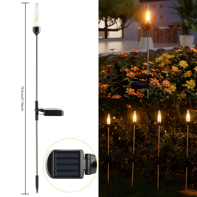 Solarne vanjske lampe za krajinu i vrt, vodootporne lampe za travnjak