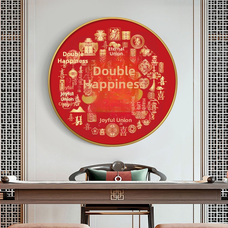 Tablou cu diamante adezive și cuvinte vesele, broderie încrucișată pe pânză 9ct, folie de plastic, stil simplu și modern