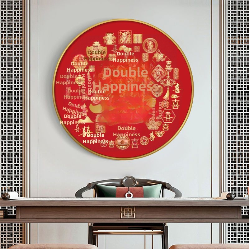 Tablou cu diamante adezive și cuvinte vesele, broderie încrucișată pe pânză 9ct, folie de plastic, stil simplu și modern