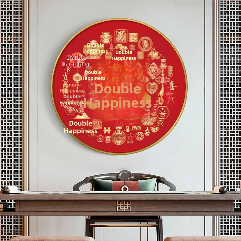 Tablou cu diamante adezive și cuvinte vesele, broderie încrucișată pe pânză 9ct, folie de plastic, stil simplu și modern