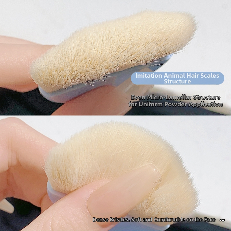 xixi set pensule machiaj, 6 bucăți, peri din fibre sintetice, mânere din plastic, portabil, ambalaj într-o cutie