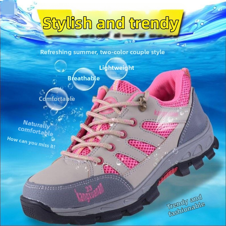 Izolačné pracovné topánky s oceľovou špičkou, dýchajúca mikrovláknová koža + sieť, nízky horný diel, ochrana proti nárazu a prepichnutiu, izolácia do 6 KV