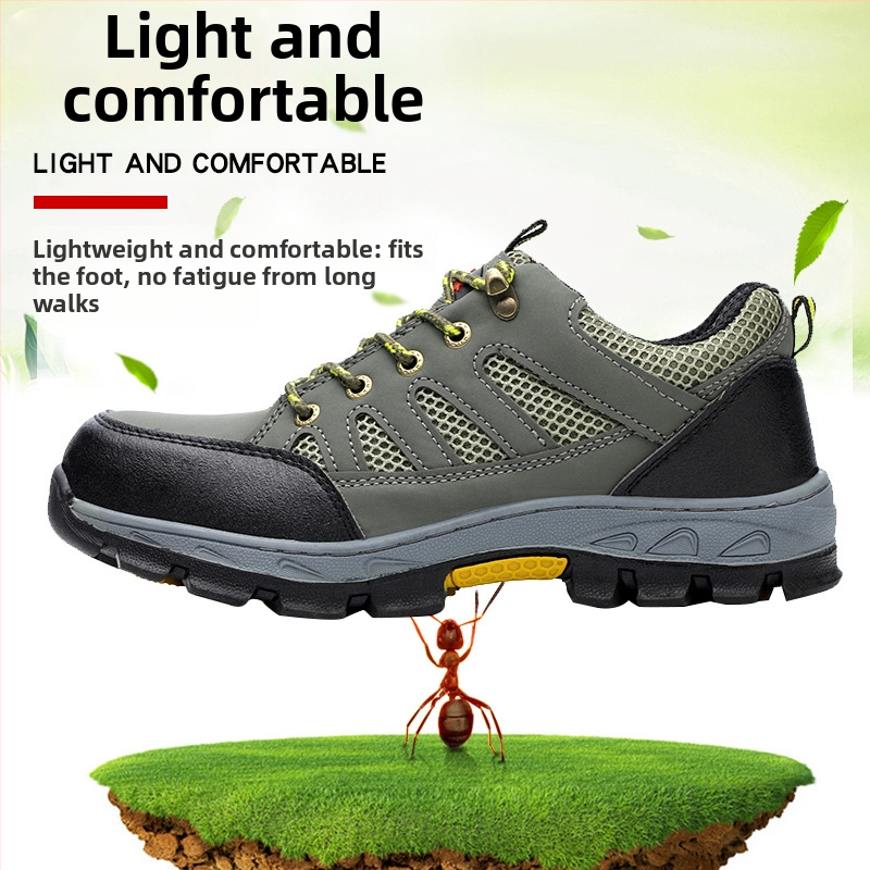 Izolačné pracovné topánky s oceľovou špičkou, dýchajúca mikrovláknová koža + sieť, nízky horný diel, ochrana proti nárazu a prepichnutiu, izolácia do 6 KV