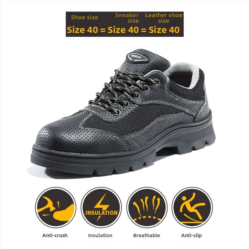 anboot pantofi de protecție din cauciuc izolați, cu partea superioară joasă, izolație 6kV, respirabili, antișoc și antiînțepare cu Kevlar