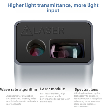 Лазерен измервател на разстояние KS-710030 – миниатюрен, високопрецизен инфрачерен измервателен инструмент за вътрешно приложение