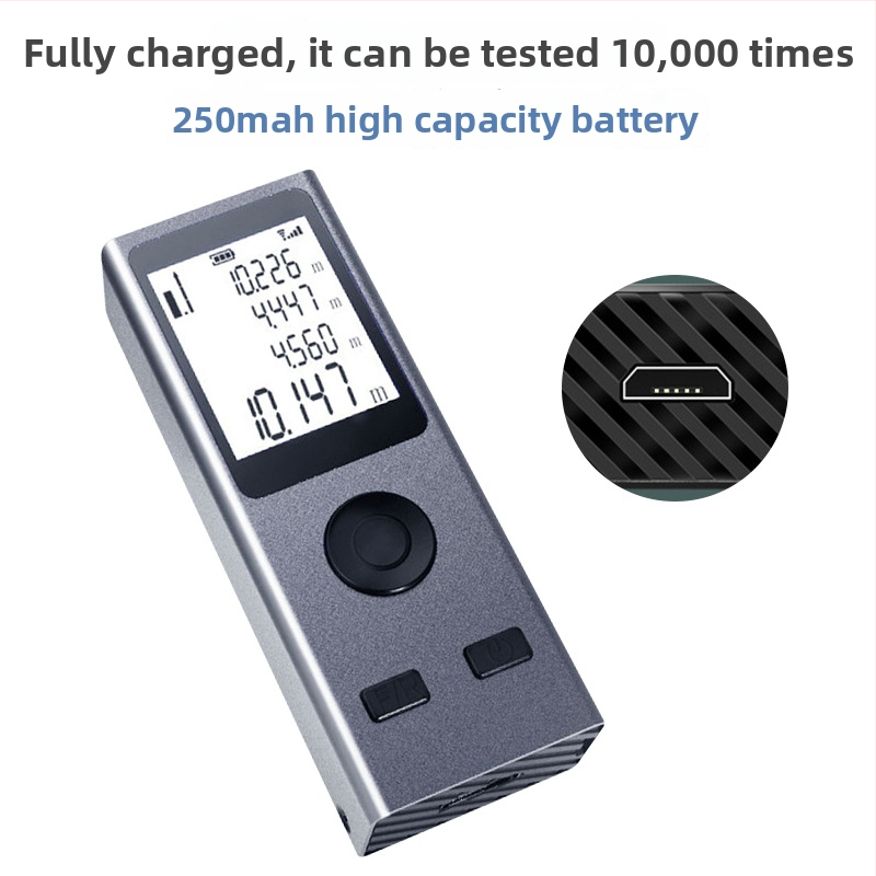 Лазерен измервател на разстояние KS-710030 – миниатюрен, високопрецизен инфрачерен измервателен инструмент за вътрешно приложение