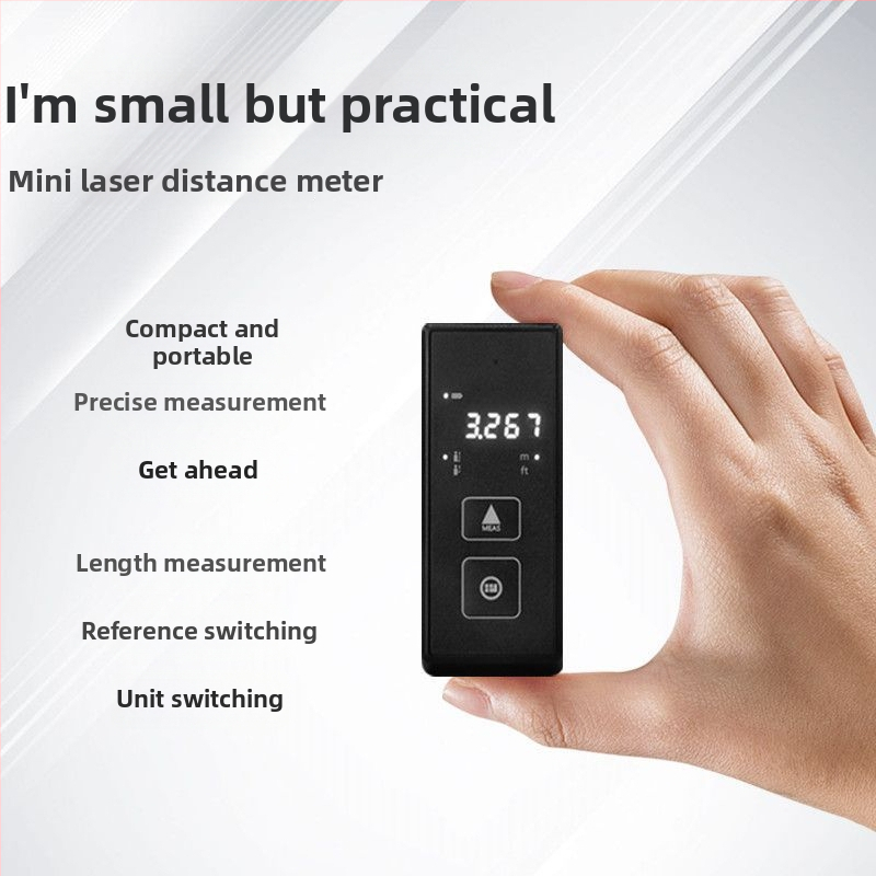Vnútorný laserový merač vzdialenosti s vysokou presnosťou IR merania a digitálnou pravítkou