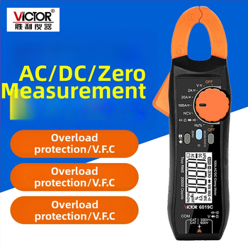 VC6019C klešťový merací prístroj AC/DC, ochrana proti preťaženia, True RMS, multimetr