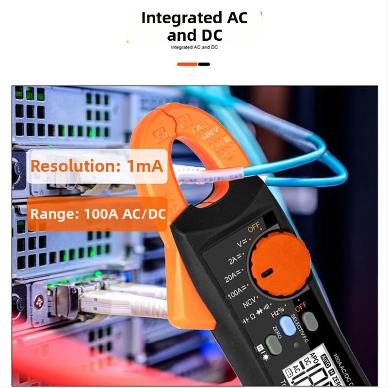 VC6019C klešťový merací prístroj AC/DC, ochrana proti preťaženia, True RMS, multimetr