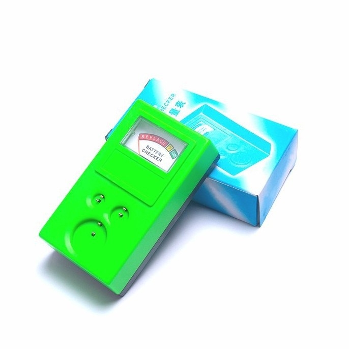 Tester baterii de ceas 1.5V/3V — Detektor baterii tip buton pentru unelte de ceas, construcție din placă de circuit + plastic, kit 1