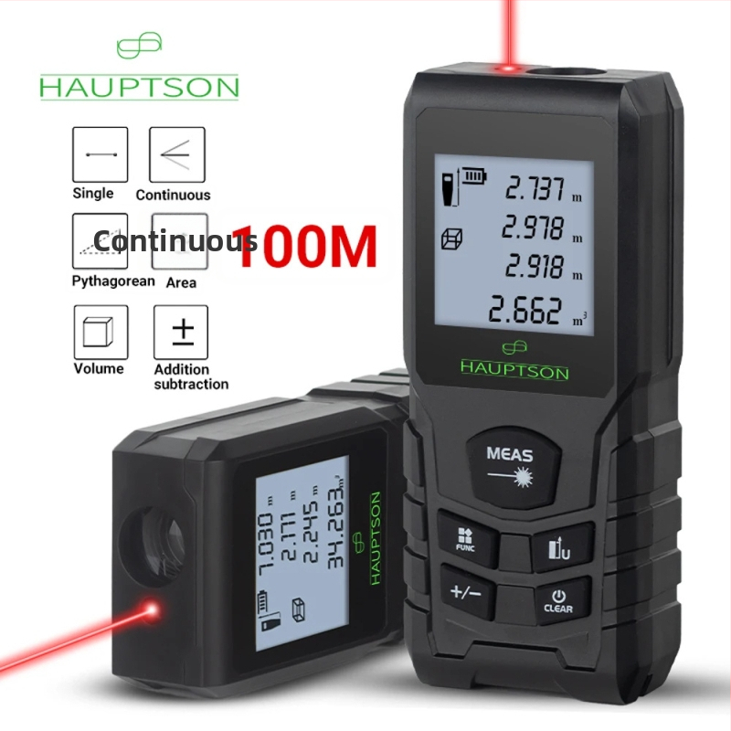 Ručný laserový merač vzdialenosti pre vnútorné použitie, infračervené meranie vzdialeností
