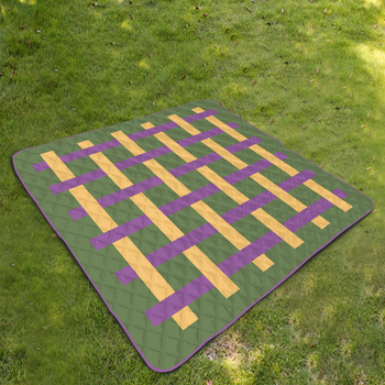 Πικνίκ χαλάκι, παχύτερο και ανθεκτικό στην υγρασία, πτυσσόμενο εξωτερικό χαλάκι με αλουμινό φύλλο; Υλικό: πολυεστερικό νήμα; αδιάβροχος στρώμα: PE βαμβάκι; ιδανικό για παραλία, πικνίκ και εξωτερικές εκδρομές.