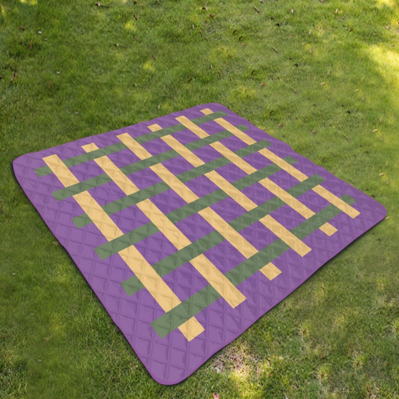 Πικνίκ χαλάκι, παχύτερο και ανθεκτικό στην υγρασία, πτυσσόμενο εξωτερικό χαλάκι με αλουμινό φύλλο; Υλικό: πολυεστερικό νήμα; αδιάβροχος στρώμα: PE βαμβάκι; ιδανικό για παραλία, πικνίκ και εξωτερικές εκδρομές.