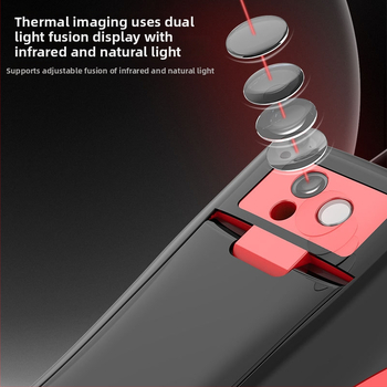 Termalni multimetar s infracrvenom slikom, 2-u-1, s automatskim rasponom mjerenja napona, otpora i kapaciteta