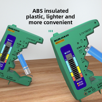 Merací prístroj kapacity batérie s digitálnym displejom, univerzálna kompatibilita batérií