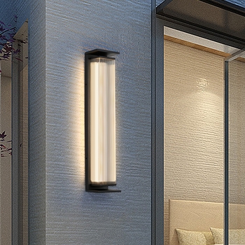 Φωτιστικό εξωτερικού τοίχου IP65, περίβλημα από ανοξείδωτο ατσάλι, 220V, LED Sanan Optoelectronics, ζωή 50.000 ωρών