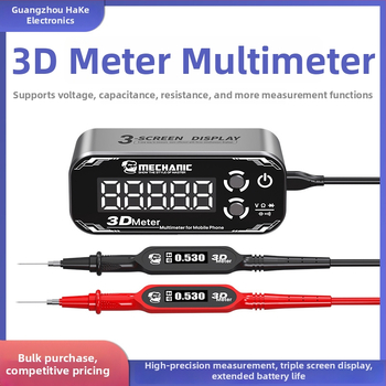 Repairman Detective 3.0 multimeter – vysoká presnosť merania, digitálny displej s tromi obrazovkami, dlhá výdrž batérie, meranie napätia a kapacity