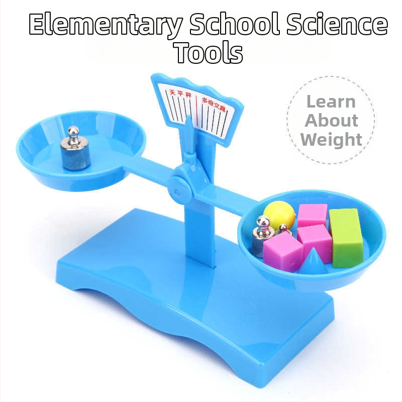 Duoqi vyučovacia pomôcka – vyvážená váha pre základnú školu (2.–3. ročník), matematika a fyzika experimenty, plastová konštrukcia, podnos a závažia.