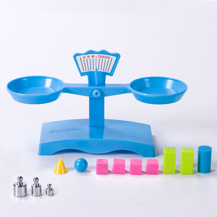 Duoqi 8408/8410 Balansna vaga – nastavni alati, plastika, za učenike, školska namjena, 8408: 192 kompleta po kutiji; 8410: 120 kompleta po kartonu