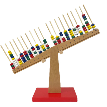 Montessori aritmetički balansni set – drvena edukativna igra za djecu 4–6 godina, marka Ohye, pakiranje u bijeloj kutiji