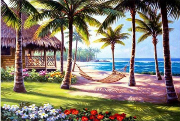 Set dijamantne slike: okrugli smolni dijamanti, motiv crtani/anime, križni šav, za dnevni boravak