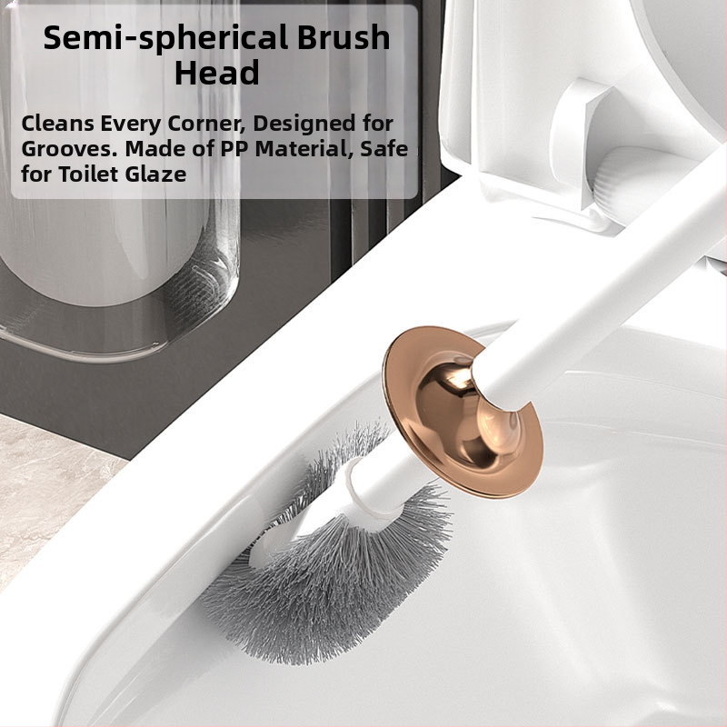 Sada kefy na toaletu s dlhým ramenom, na stenu, plast – Yang gen