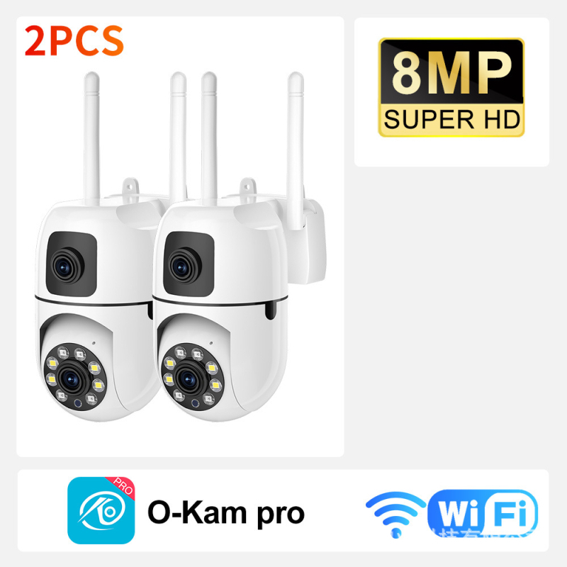 Cameră de securitate WiFi PTZ cu audio bidirecțional, viziune nocturnă 0.01 lux, Bluetooth, utilizare în interior