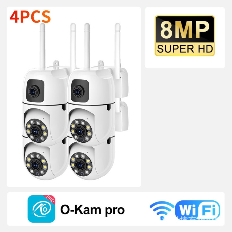 Cameră de securitate WiFi PTZ cu audio bidirecțional, viziune nocturnă 0.01 lux, Bluetooth, utilizare în interior