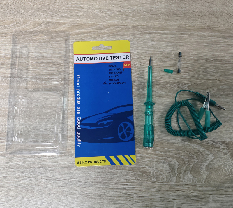 Testni pisač za automobile i motocikle 6-12V sa segmentiranim testiranjem i zamjenjivim osiguračem (Model Hg-6-12V-P)