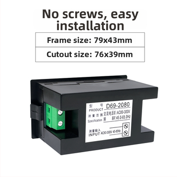Generátor s digitálnym displejom voltmeter a frekvenčným meračom, jednofázový 110V/220V; trojfázový 380V, 50Hz, model D69-2080