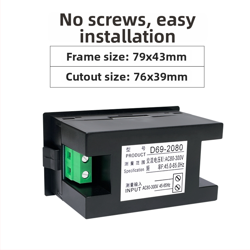 Generátor s digitálnym displejom voltmeter a frekvenčným meračom, jednofázový 110V/220V; trojfázový 380V, 50Hz, model D69-2080