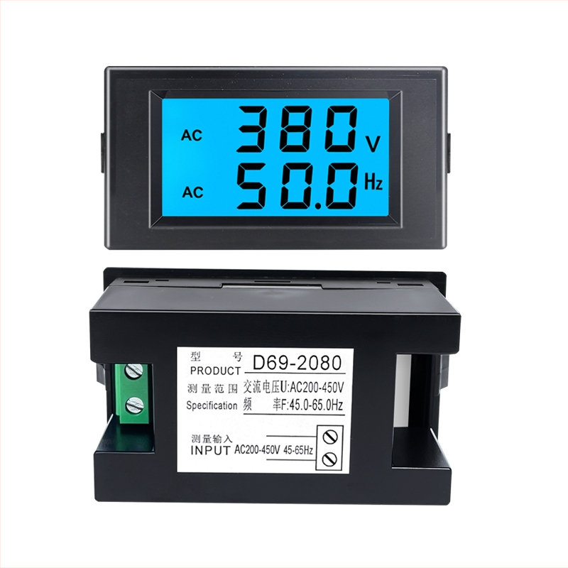 Generátor s digitálnym displejom voltmeter a frekvenčným meračom, jednofázový 110V/220V; trojfázový 380V, 50Hz, model D69-2080